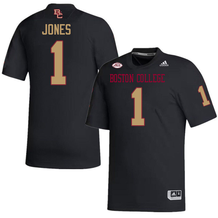 Elijah Jones Jersey,#1 Elijah Jones Boston College Eagles Football Jersey,Uniforms-Black